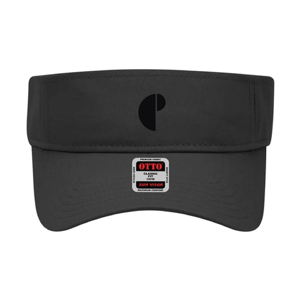 Viseira CP Chris Pitanguy Labs preta em algodão premium, edição limitada
